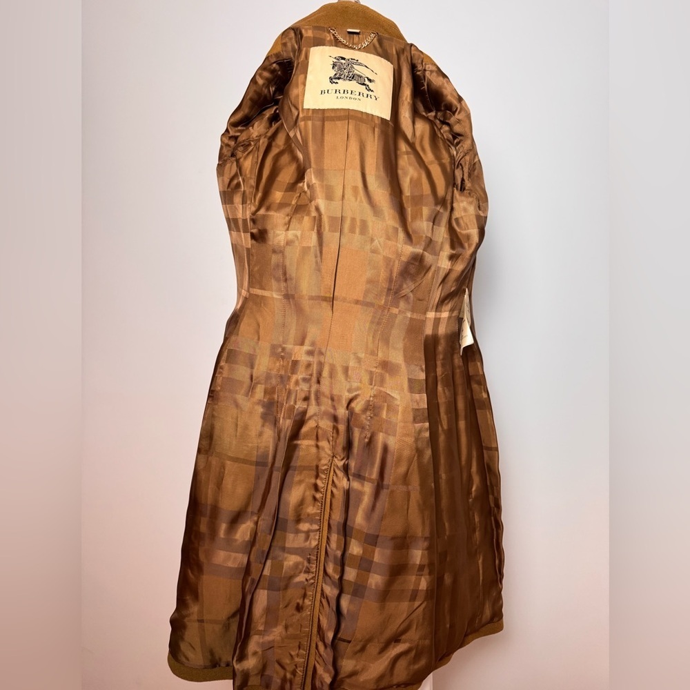 Burberry Wool Cashmere Military Coat Size 6 - Picture 11 of 15